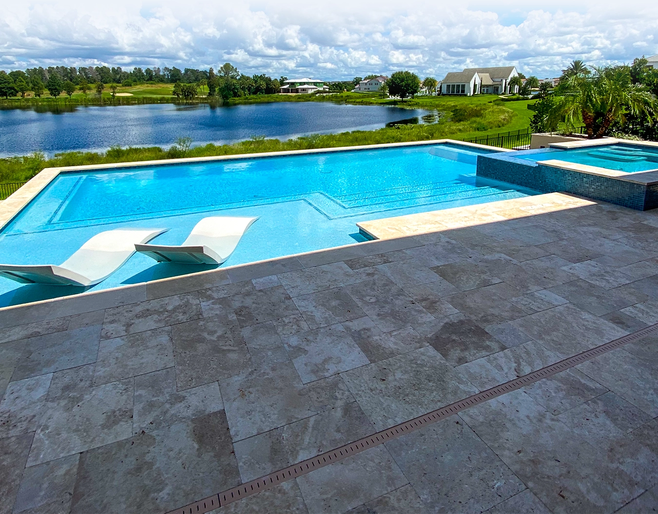 Kura Design Pools completed pool installation